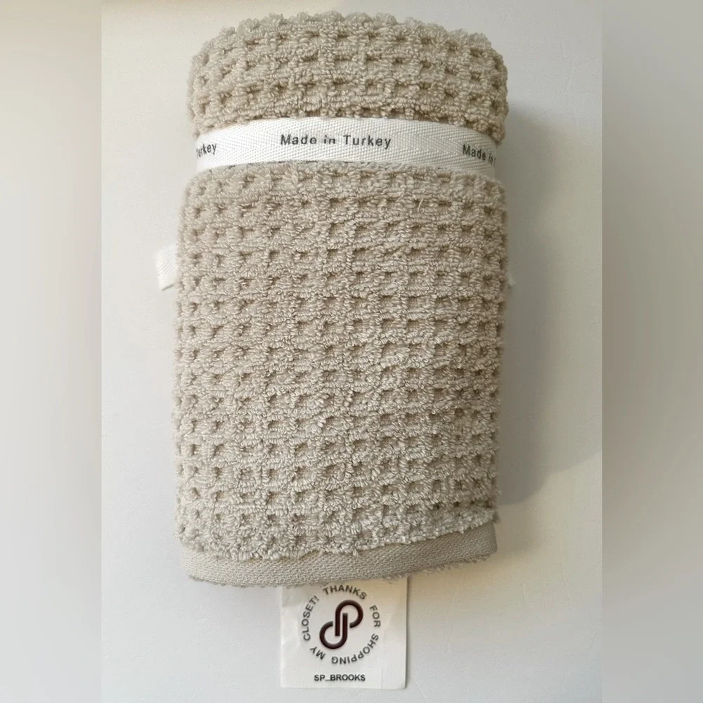 🎁Hotel Balfour Bath Towel Set - Zero Twist Cotton - Set of 8 - Taupe